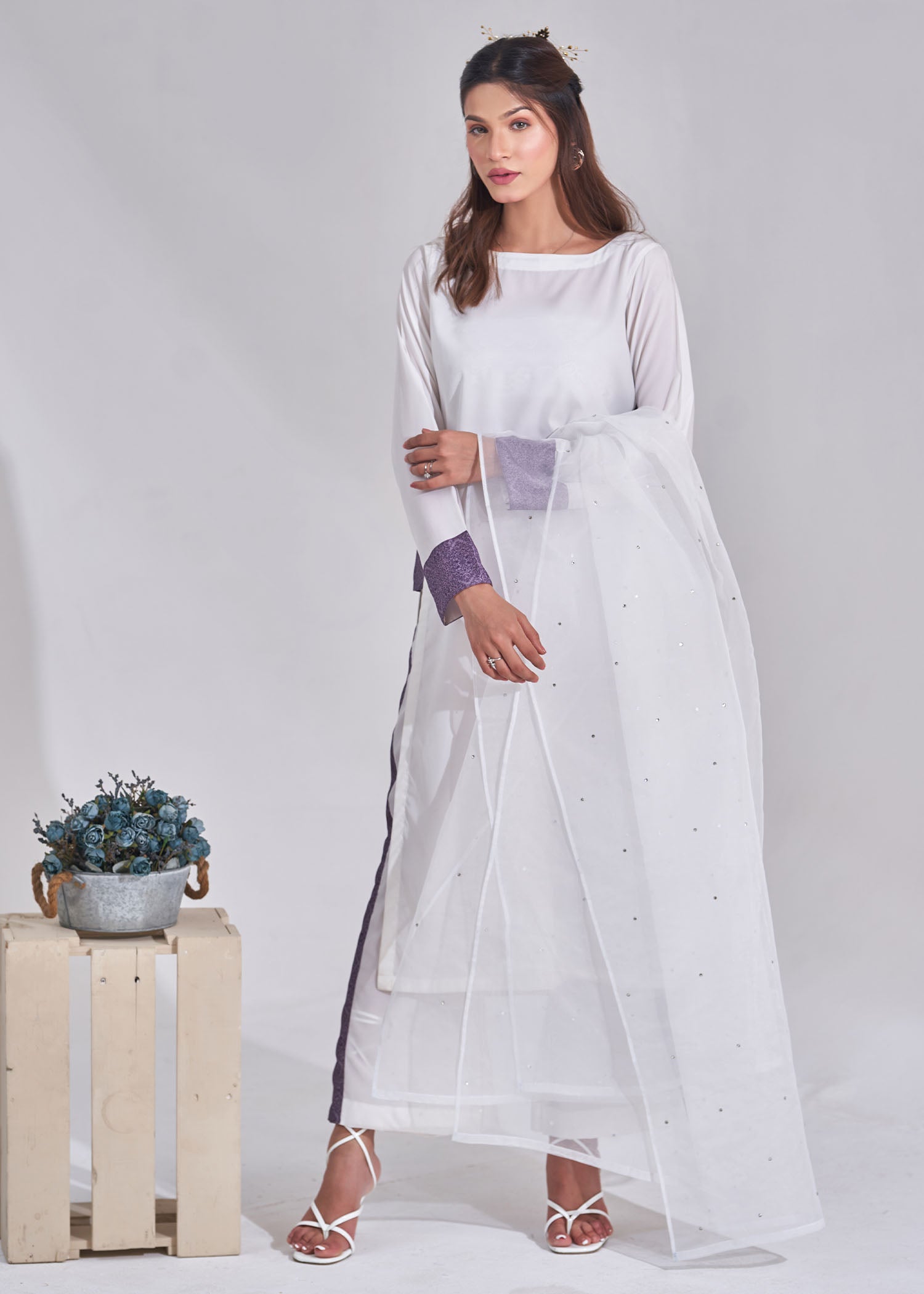 Ghonche Amethyst Grace Women 3pcs