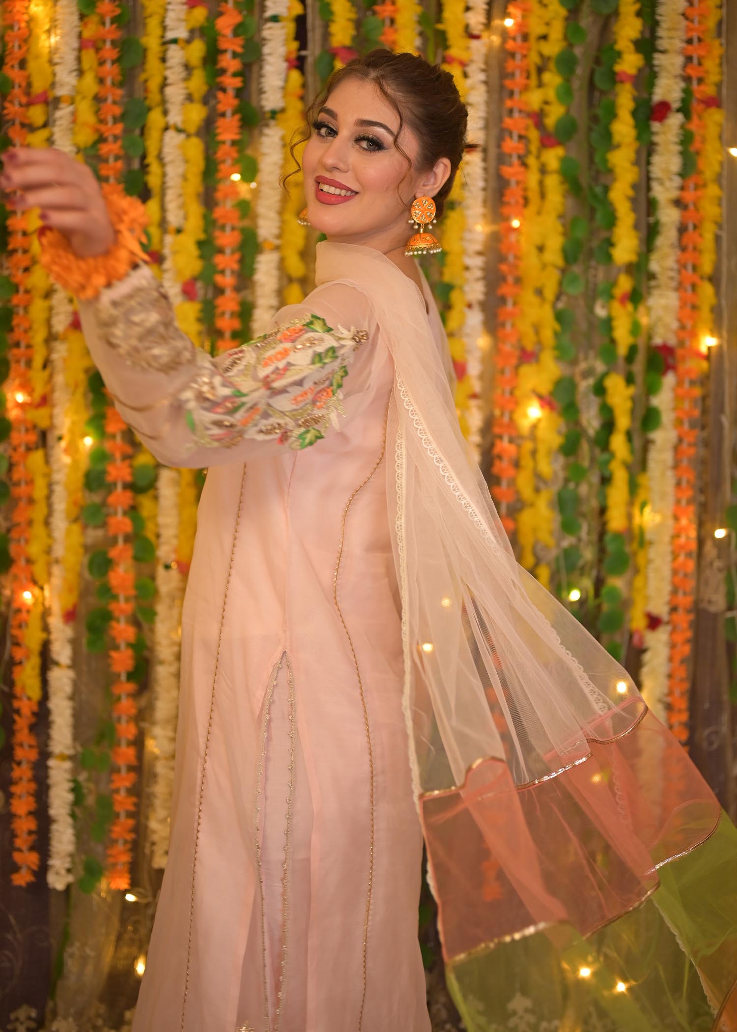 Khuda Baksh Creations M 102 Pink Women 3pcs