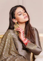 Rang-e-Haya Sandali grey Women 3pcs