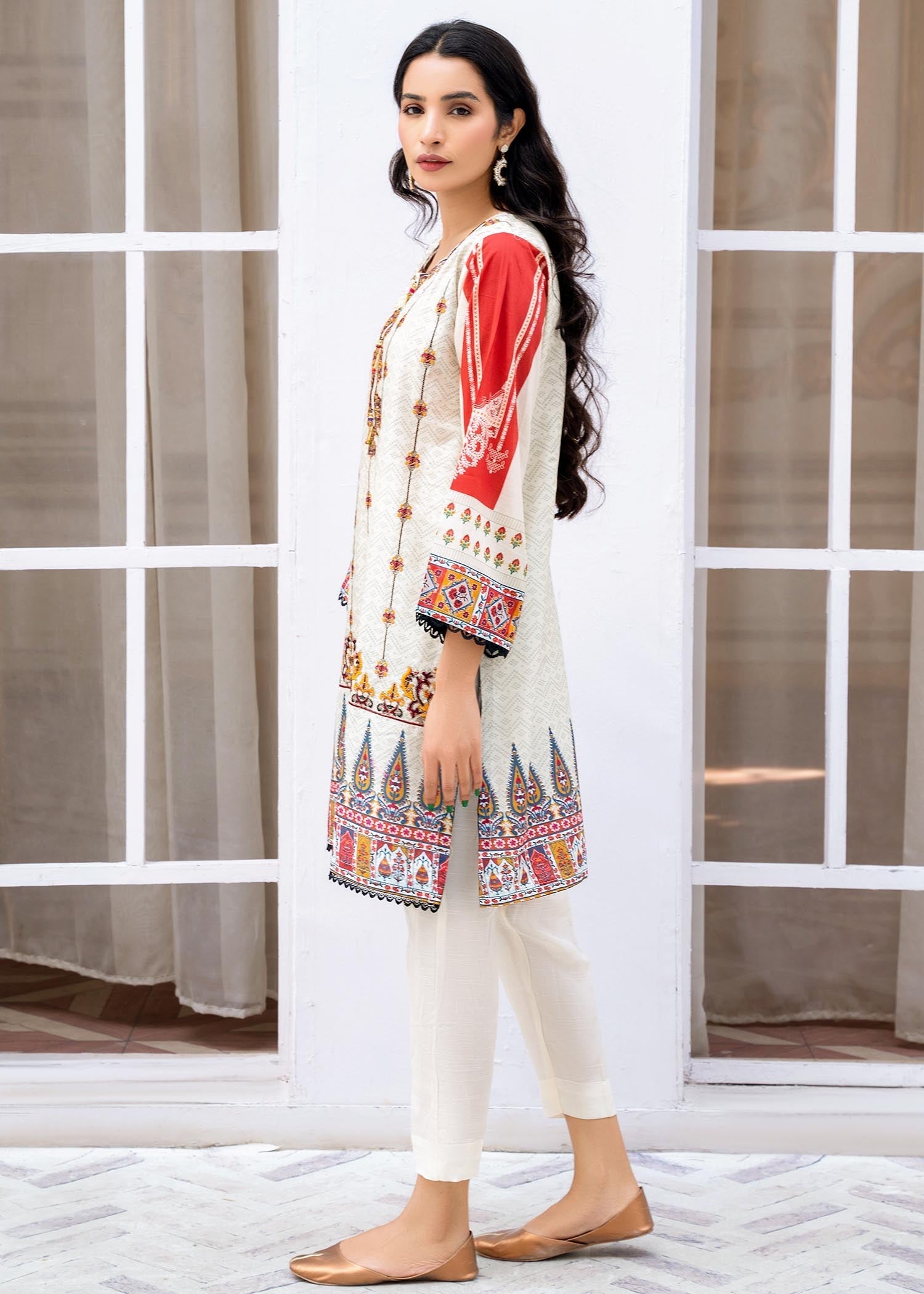 Rang Riwaj Stitched Jacquard Cotton 14 Women 2pcs