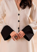 Fozia Khalid Monochrome Tunic set Women 2pcs