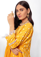 Decuir Shop Mustard Yellow kurta & Trousers DC 004