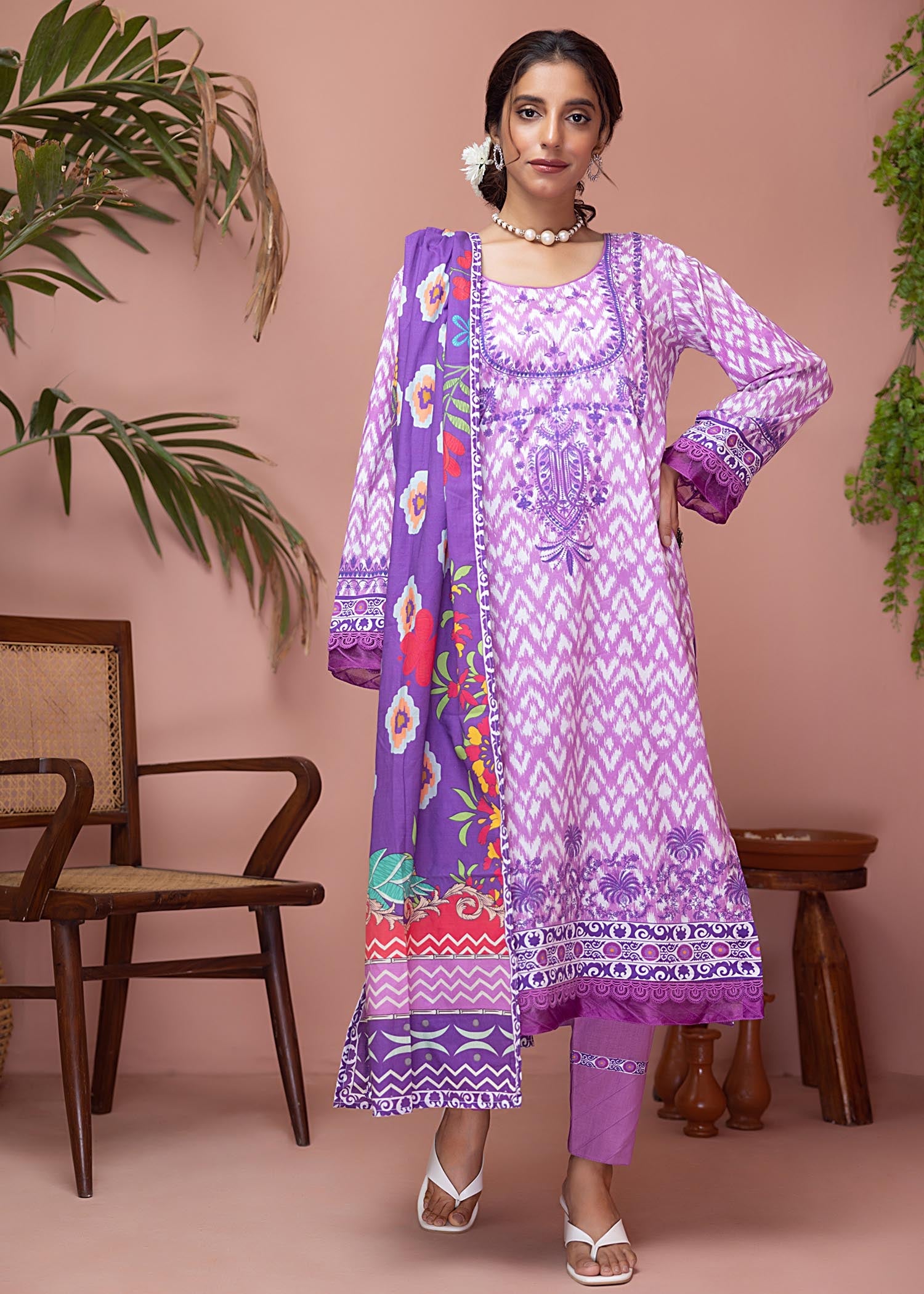 Meeraki Lavender Women 3pcs