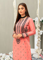 Atrangi PINK SEQUENCE EMBROIDERED DRESS (CC 186) Women 2pcs