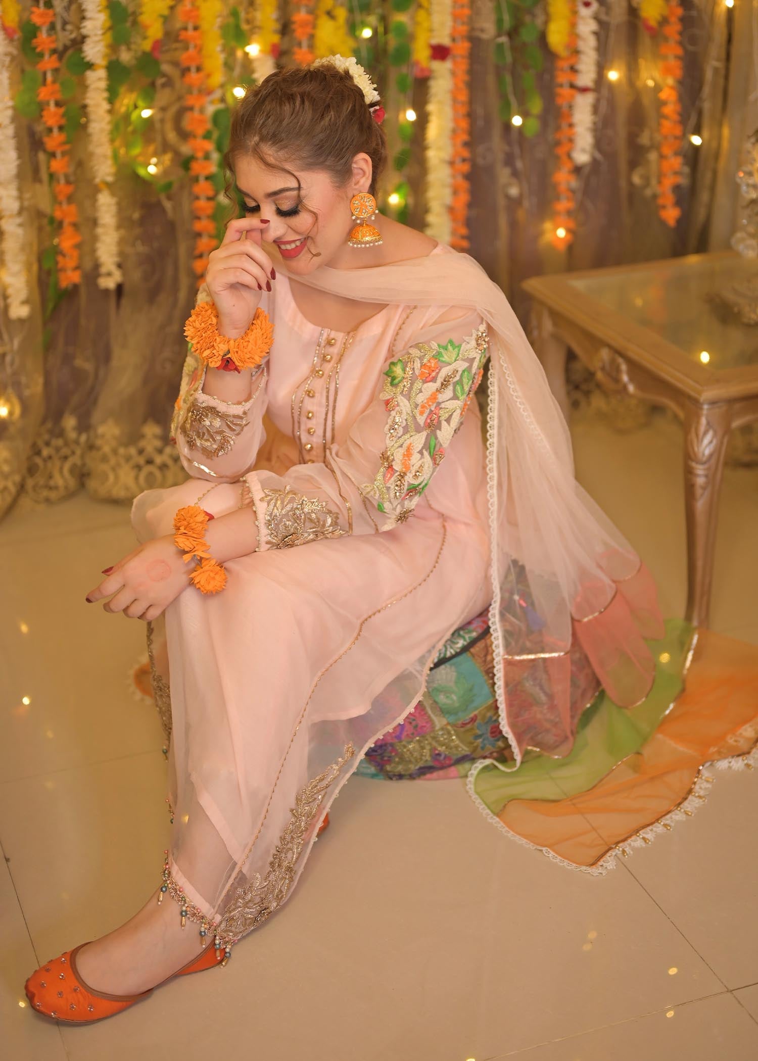 Khuda Baksh Creations M 102 Pink Women 3pcs