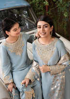 Rang-e-Haya Shireen Iceblue Women 3pcs