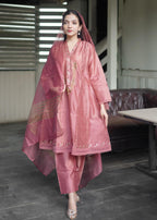 Four Season Boutique Chinese Kolar Pink Women 3pcs