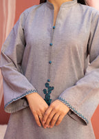 Aks-e-Jahan Blue Cactus Women 2pcs