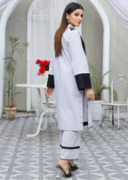 Atrangi GREY AND BLACK DRESS ( CC 314) Women 2pcs