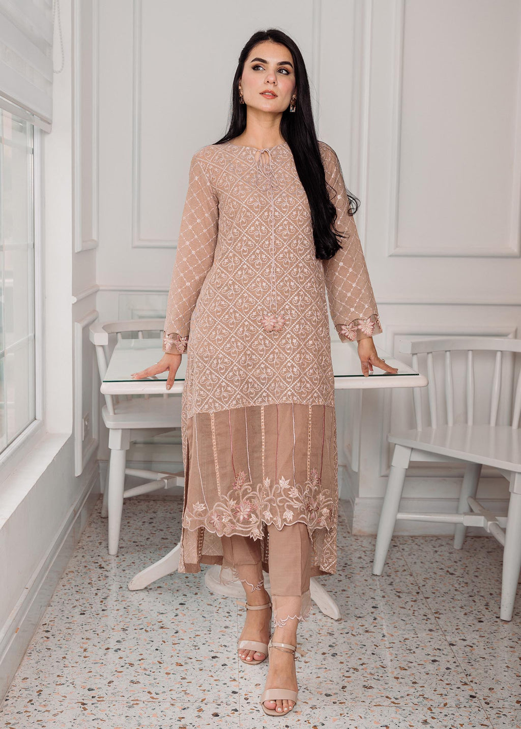 Rang-e-Haya Wilbur (Clay Beige) Women 4pcs