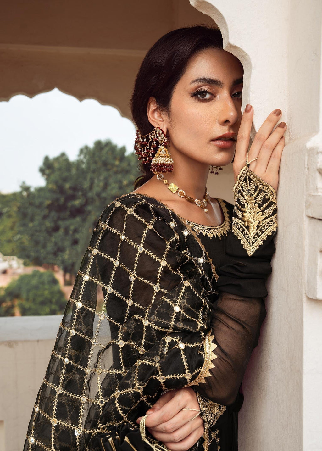 Rang-e-Haya Shama (Black) Women 3pcs