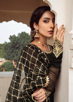 Rang-e-Haya Shama (Black) Women 3pcs