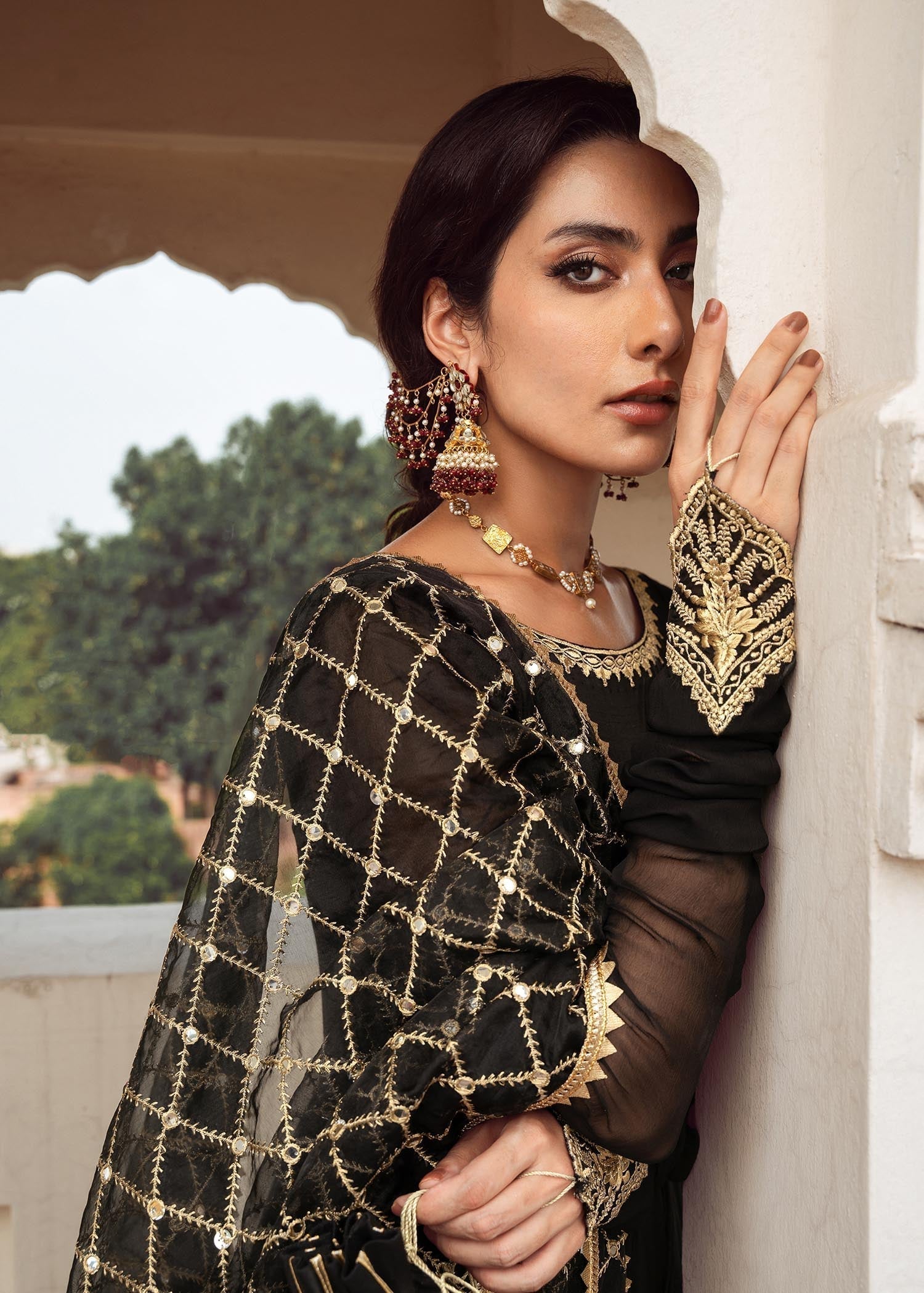 Rang-e-Haya Shama (Black) Women 3pcs