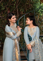 Rang-e-Haya Shireen Iceblue Women 3pcs