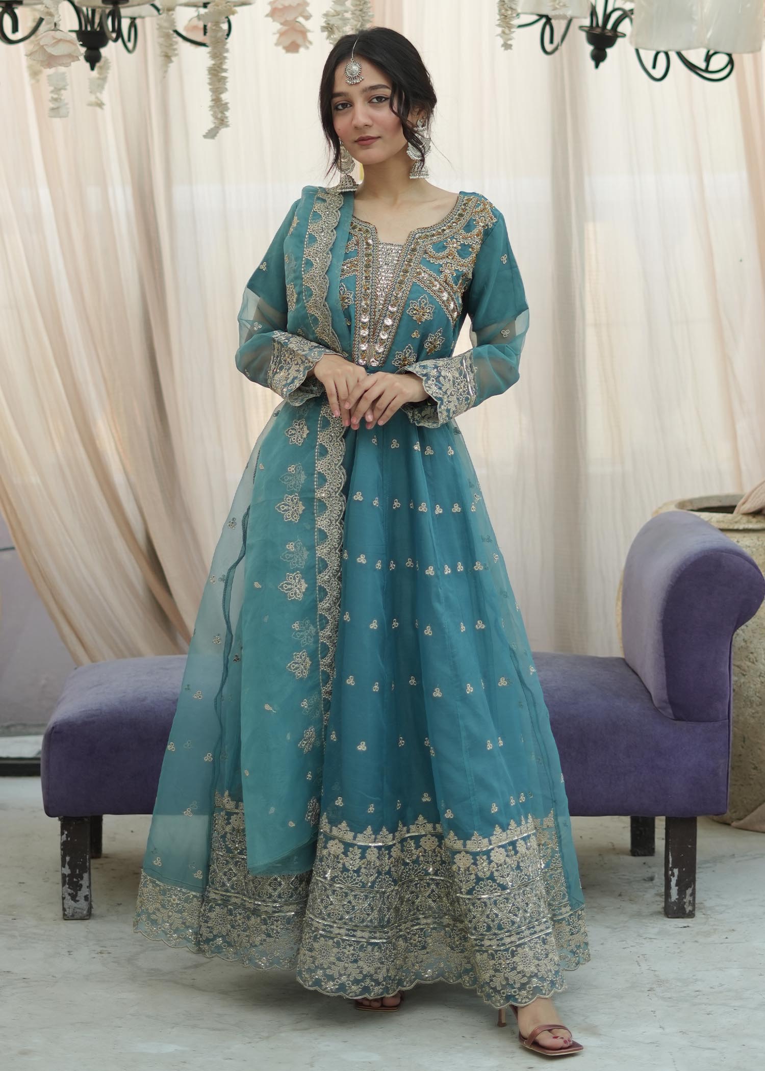 Zebaye US505(R) C Ferozi(SB) Women 3pcs