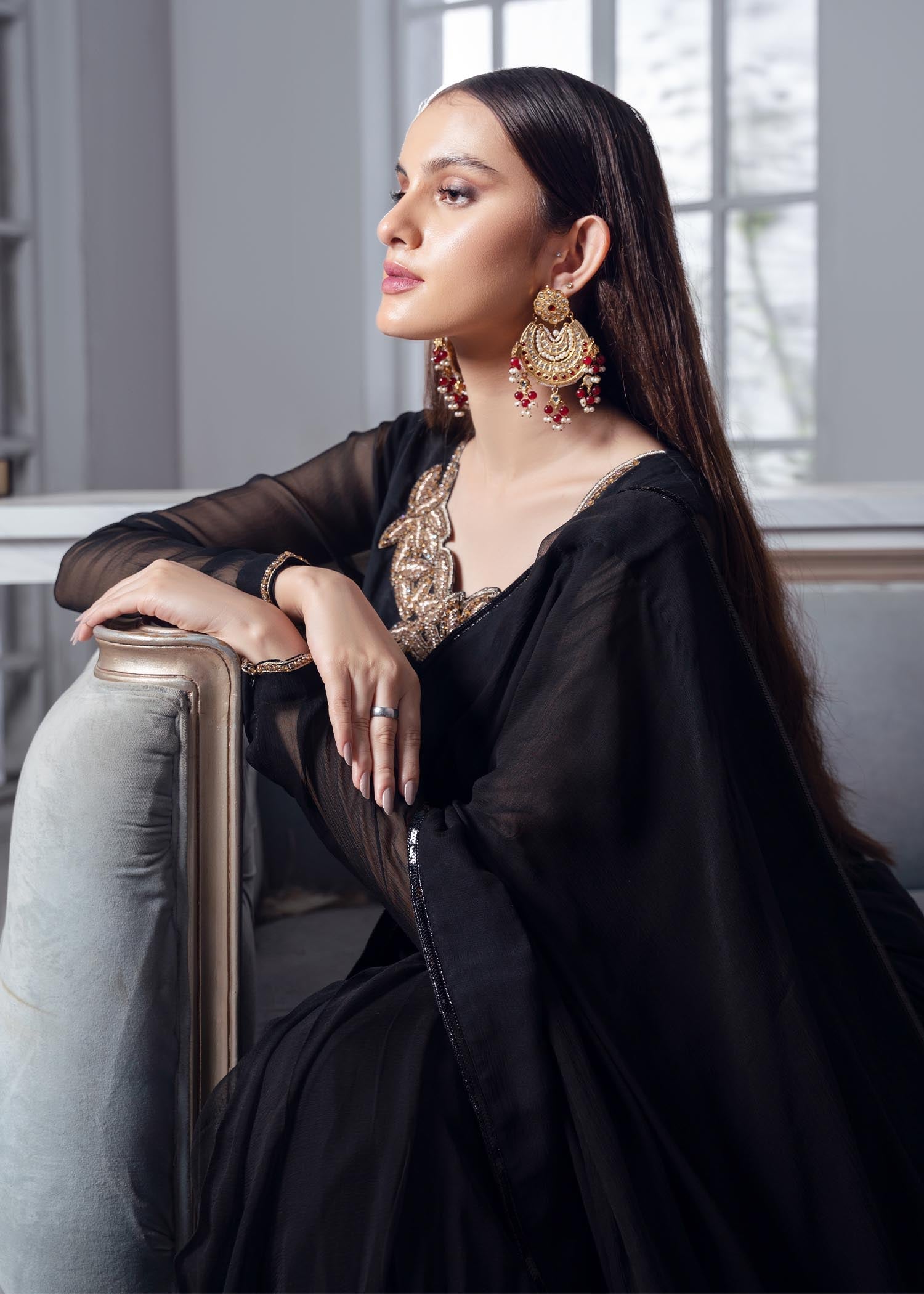 Rang-e-Haya Inaya Saree Women 2pcs