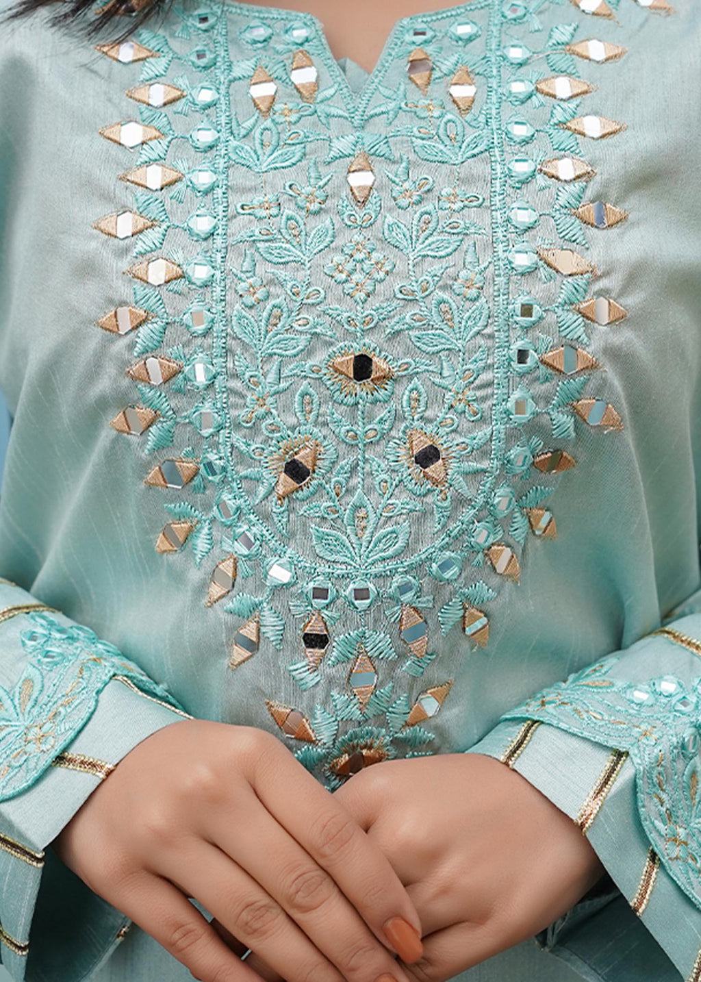 Insiya By Saira Jawad Ready to Wear Aqua Women 2pcs