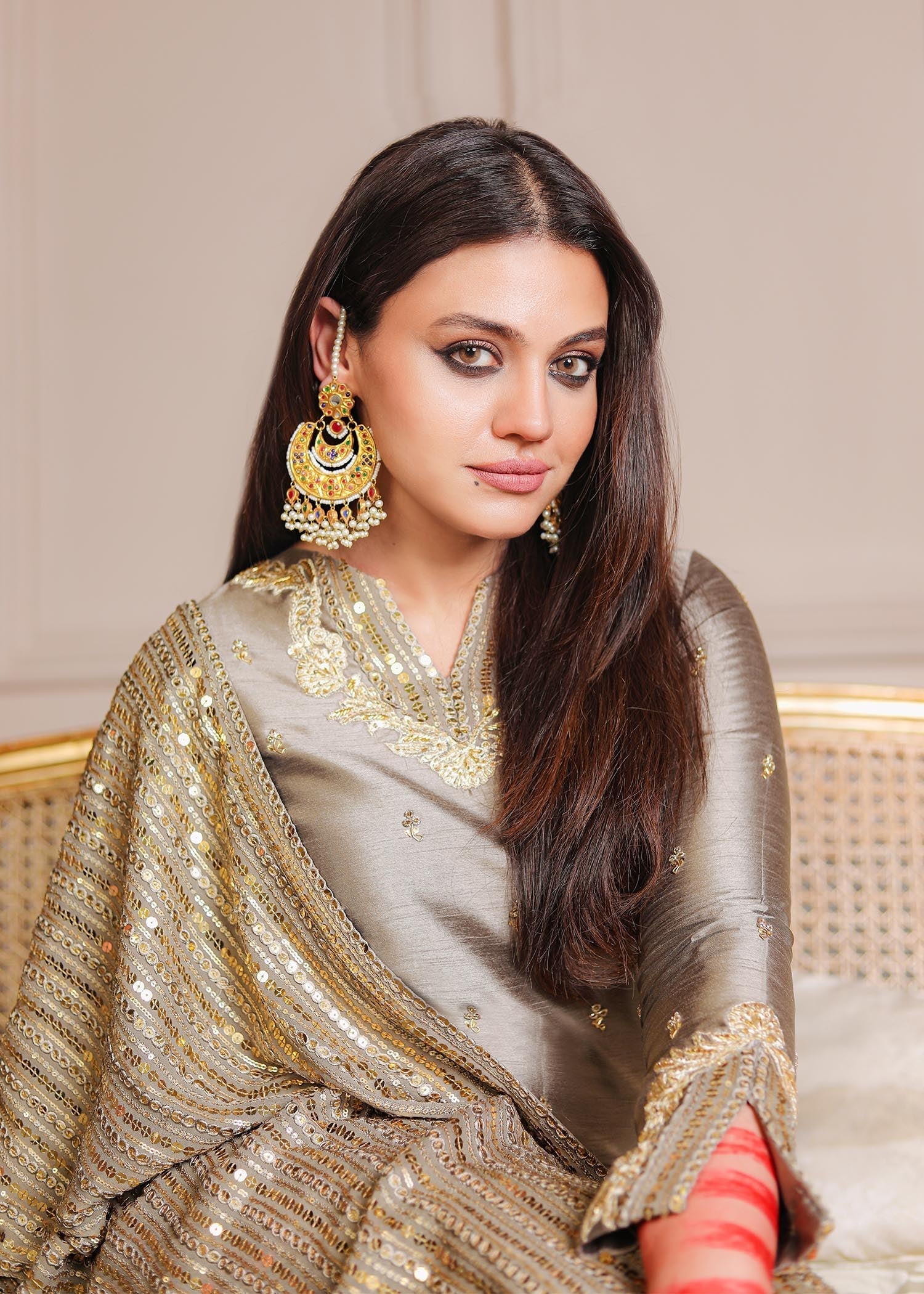 Rang-e-Haya Sandali grey Women 3pcs