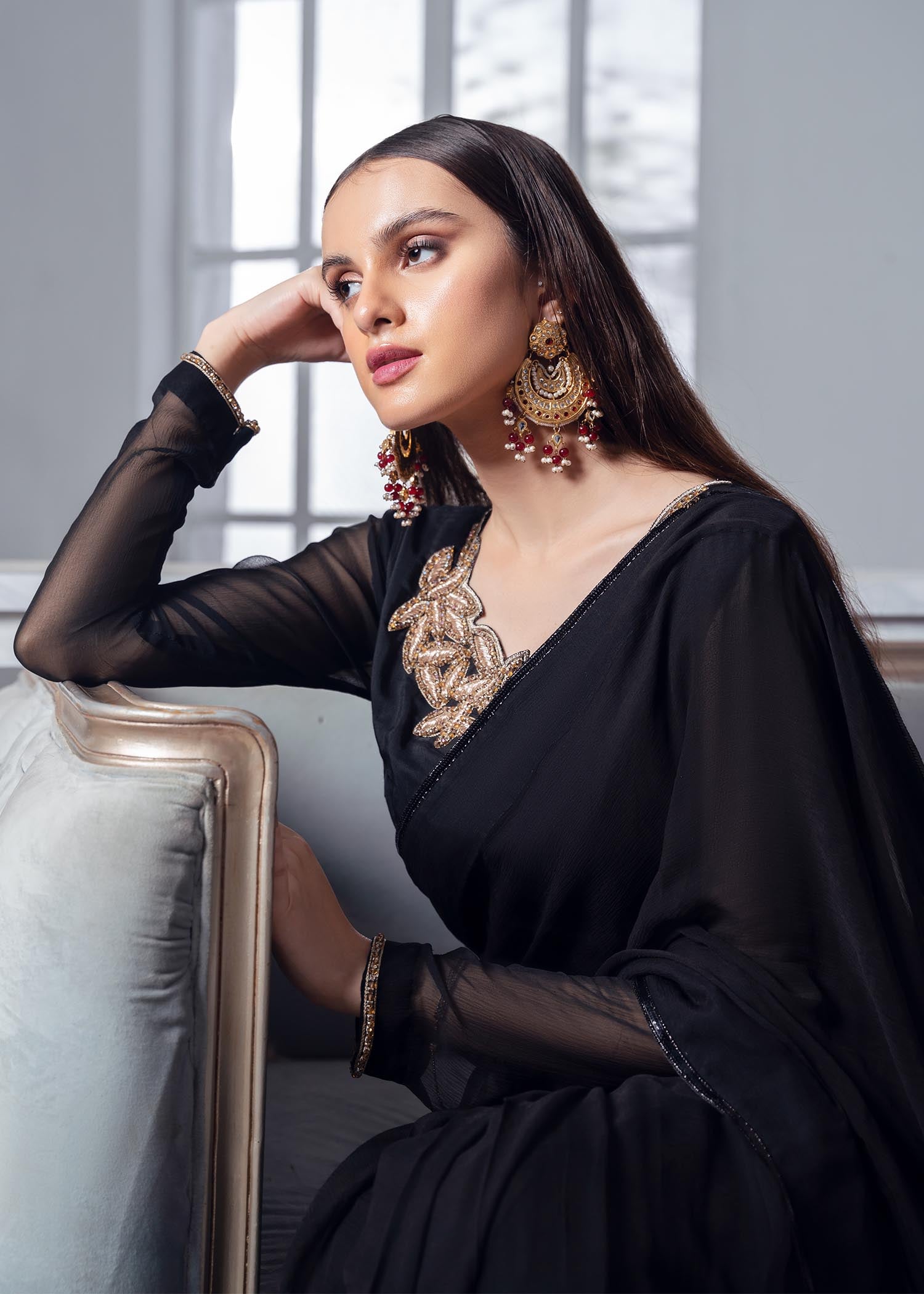 Rang-e-Haya Inaya Saree Women 2pcs