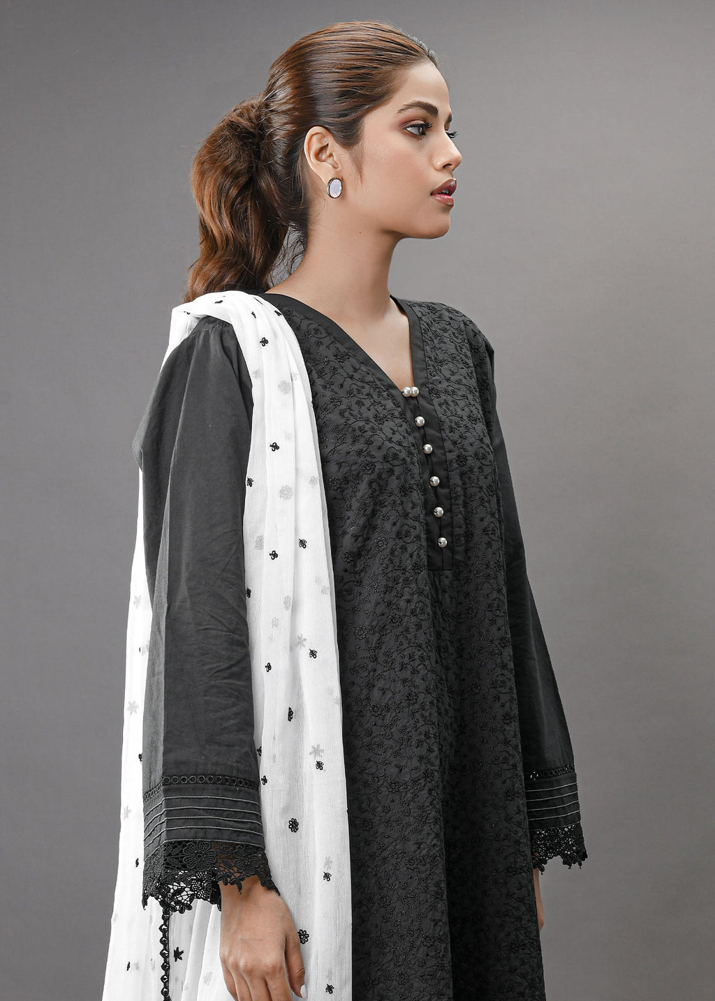 addee bk 1027 ( shirt and dupatta) Women 2pcs