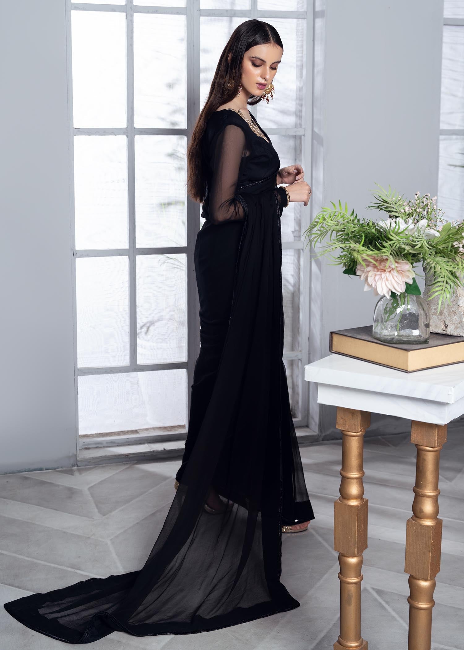 Rang-e-Haya Inaya Saree Women 2pcs
