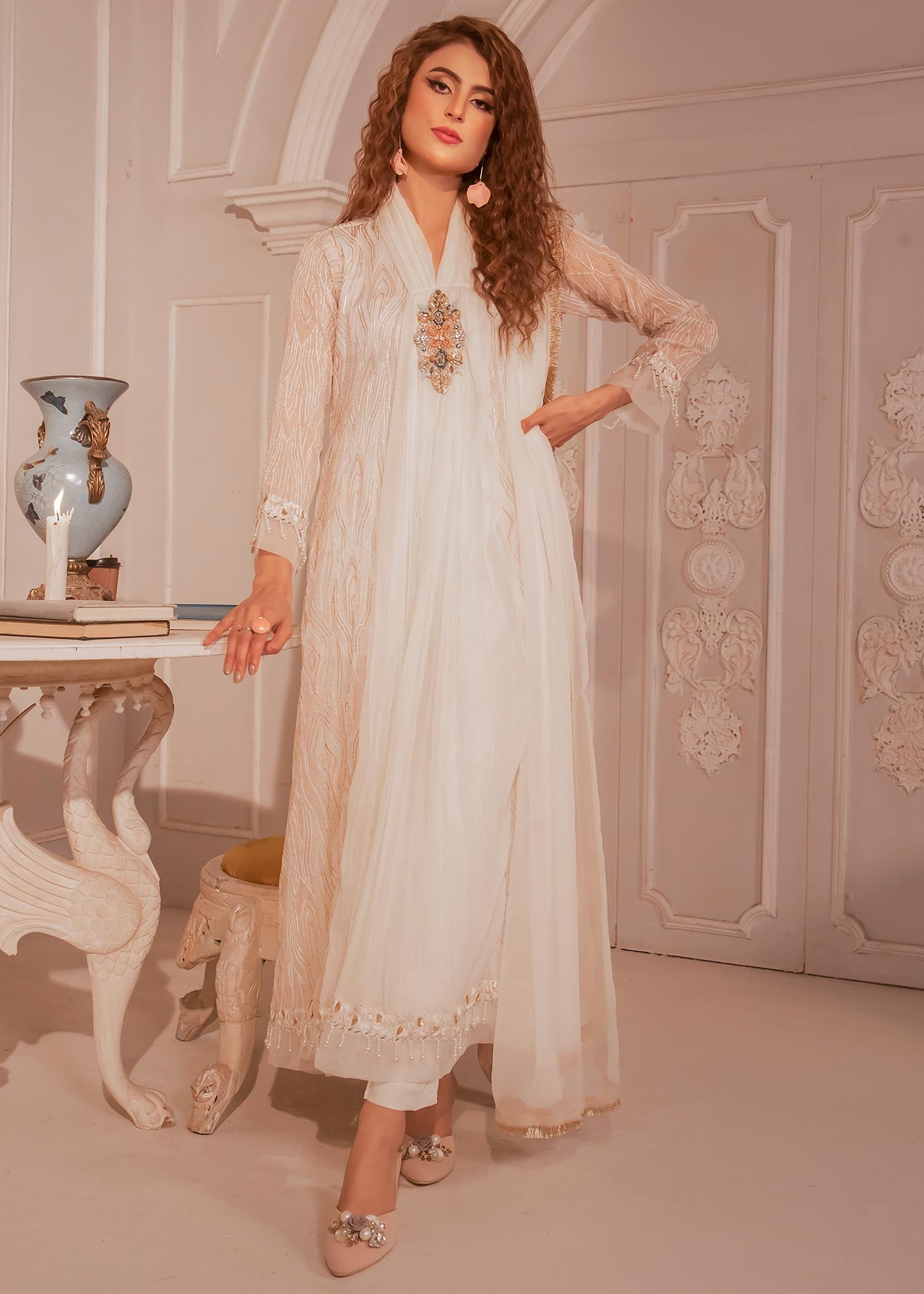 Manahils MAXI 109 OFF WHITE DREAMY BLOOM Women 3pcs