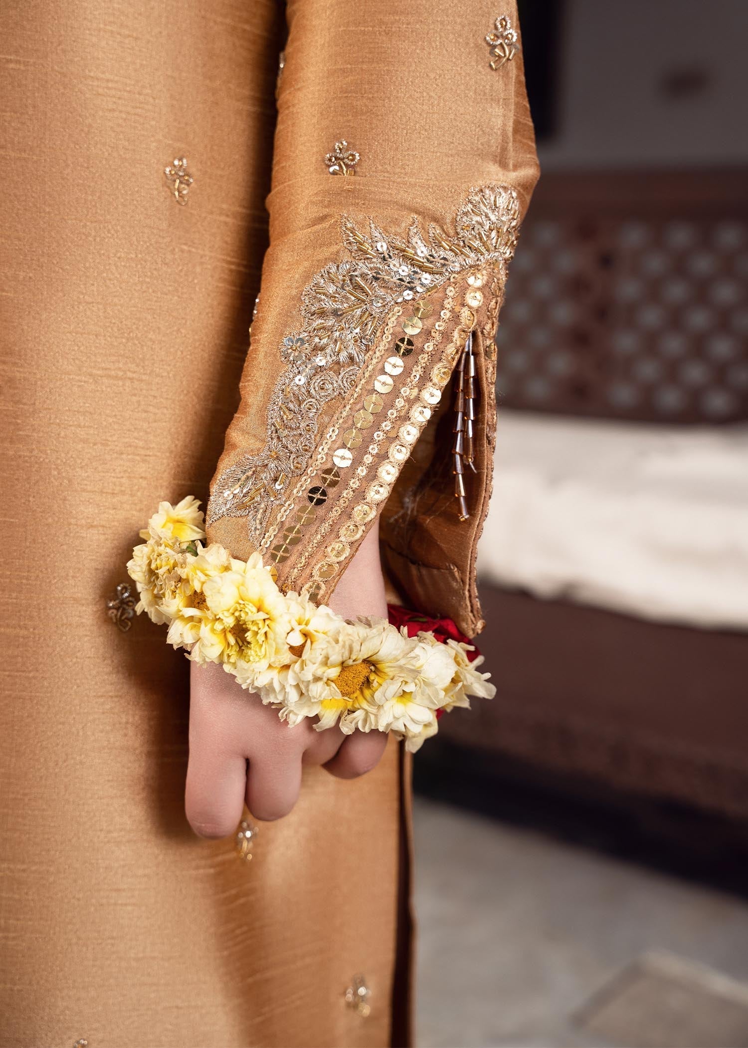 Rang-e-Haya Sandali gold Women 3pcs