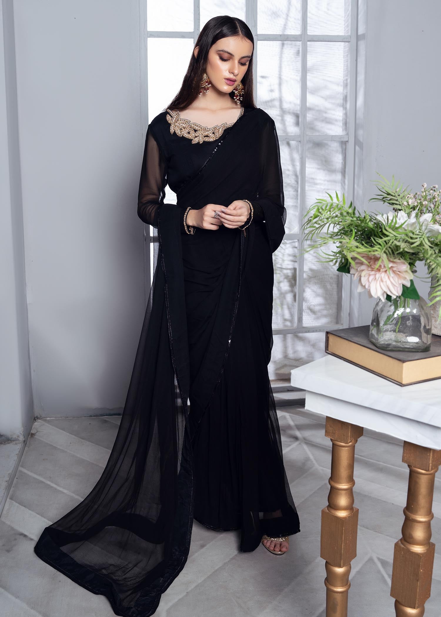 Rang-e-Haya Inaya Saree Women 2pcs