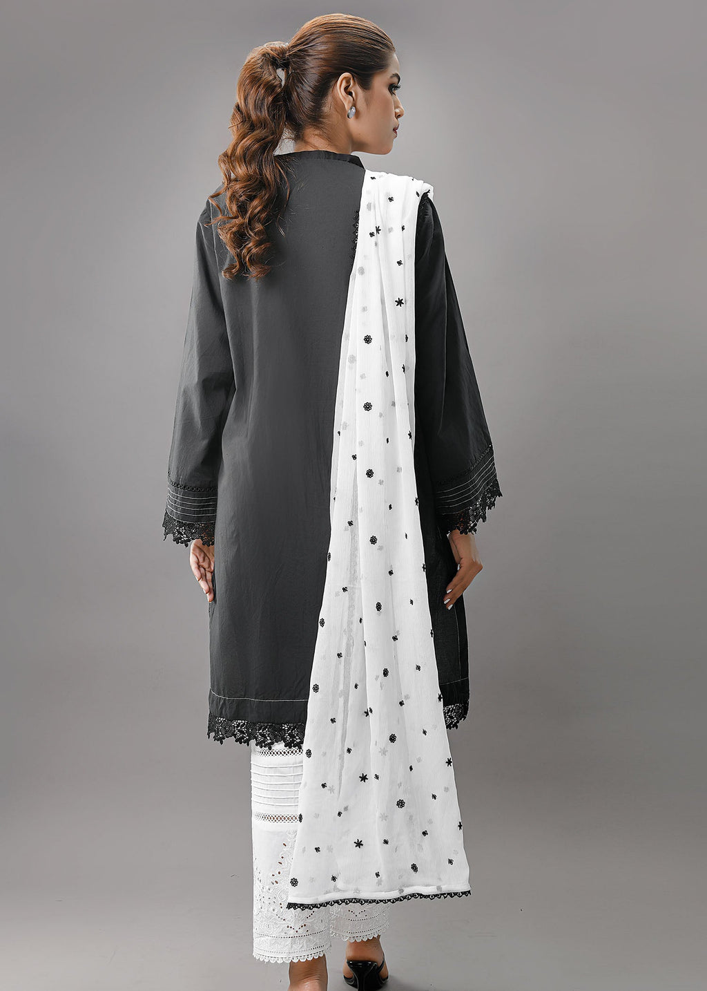 addee bk 1027 ( shirt and dupatta) Women 2pcs