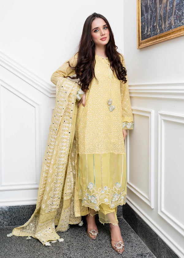 Rang-e-Haya Wilbur (Lemon) Women 4pcs