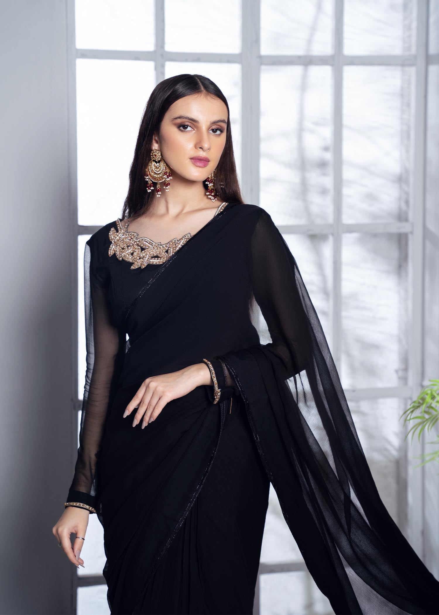 Rang-e-Haya Inaya Saree Women 2pcs