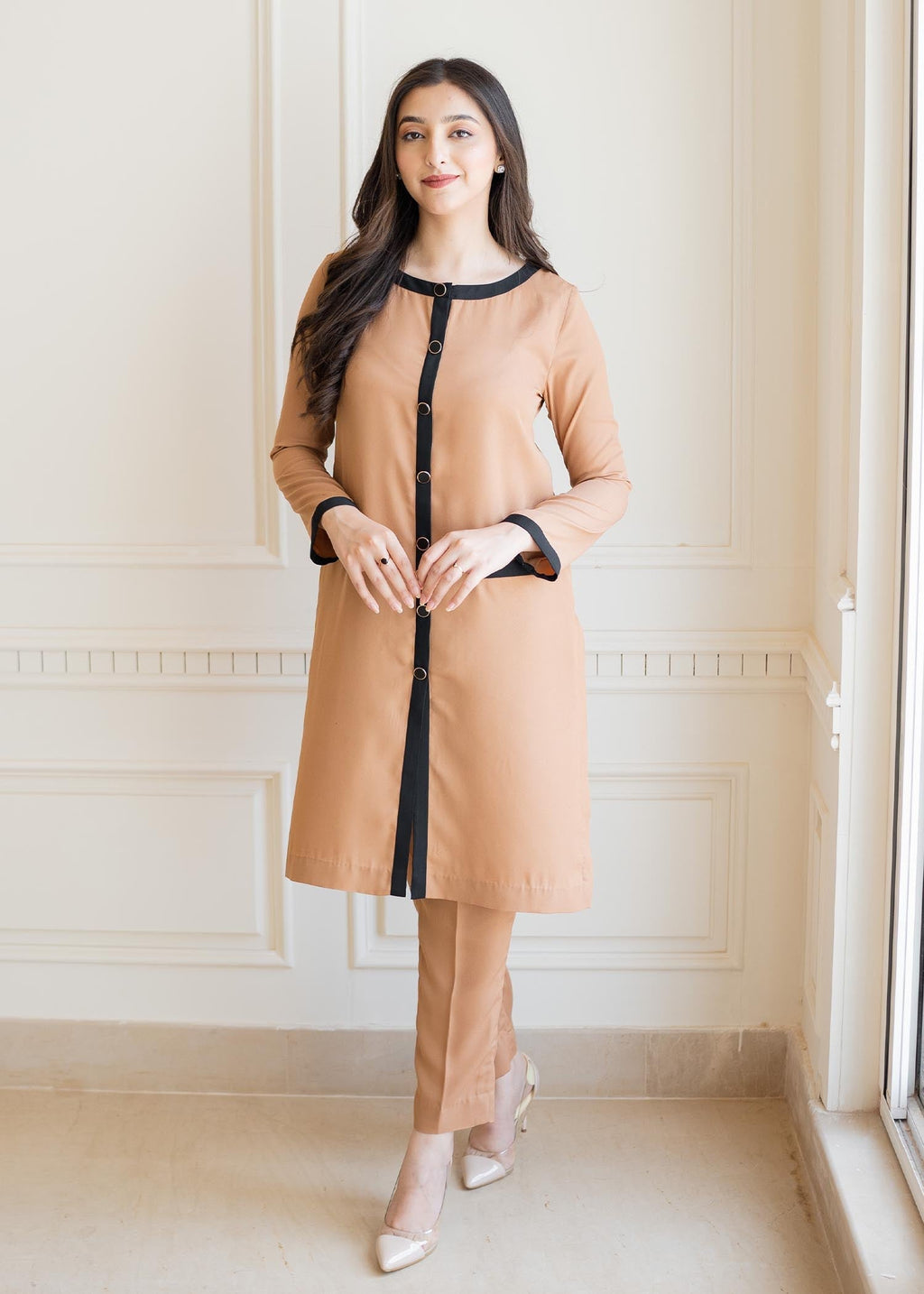 Aisling By Nirmal French Beige Women 2pcs