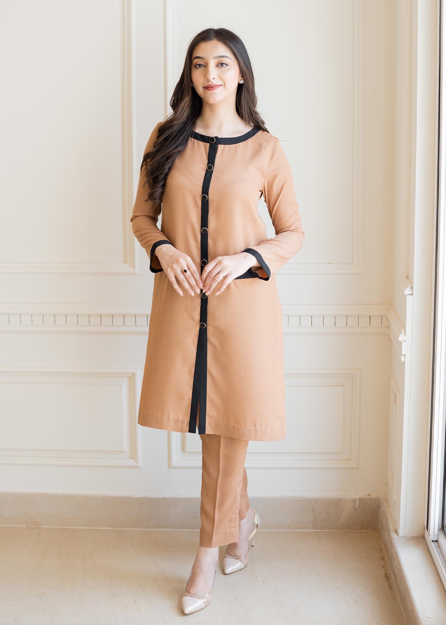Aisling By Nirmal French Beige Women 2pcs