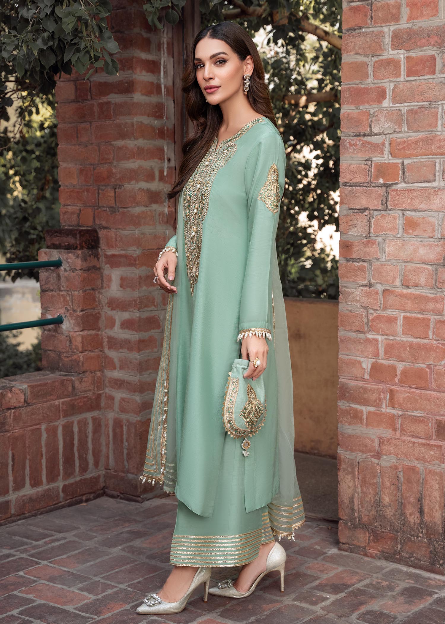 Rang-e-Haya Zareen Mint Green Women 3pcs