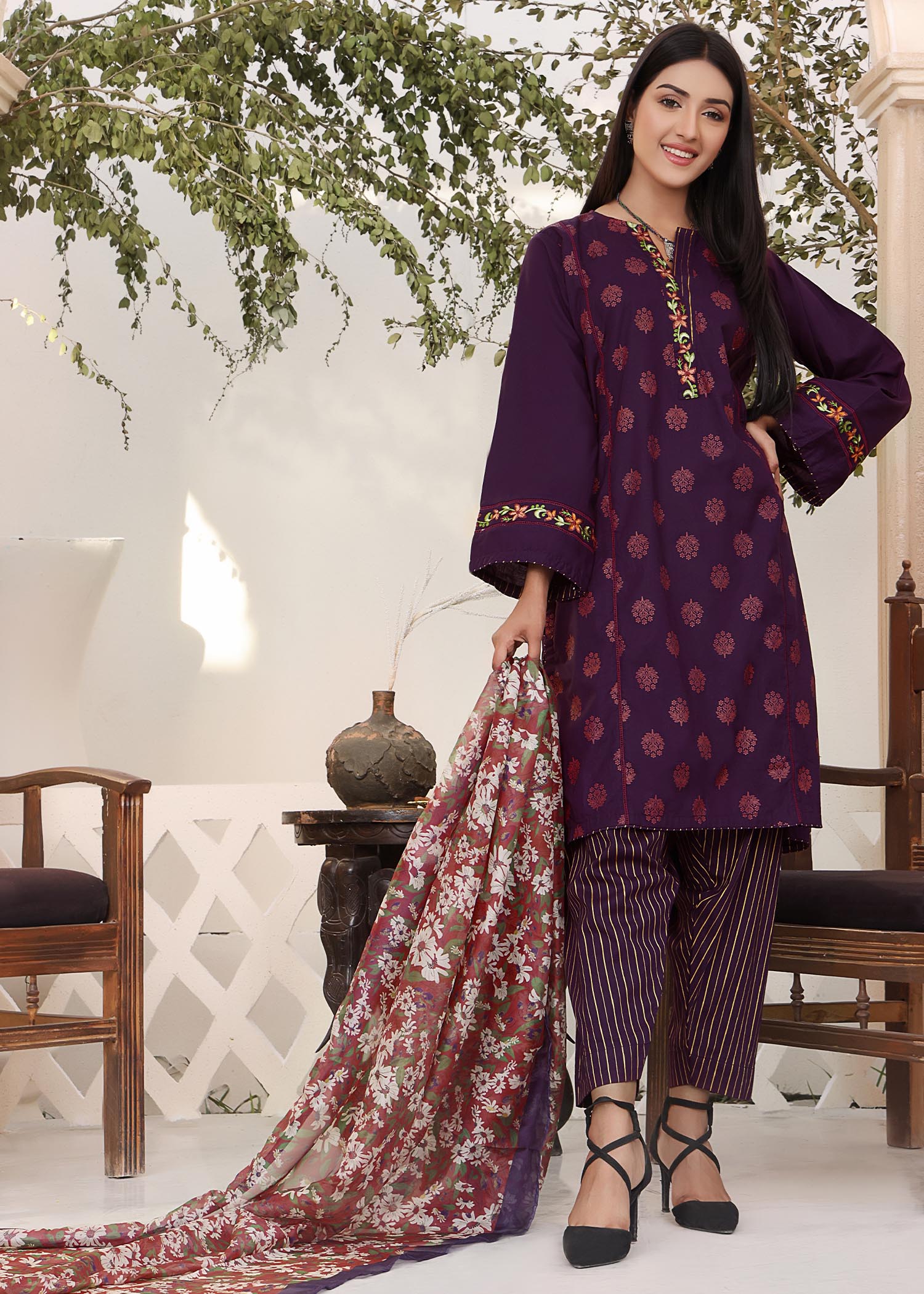 Kumash Textiles Purple Women