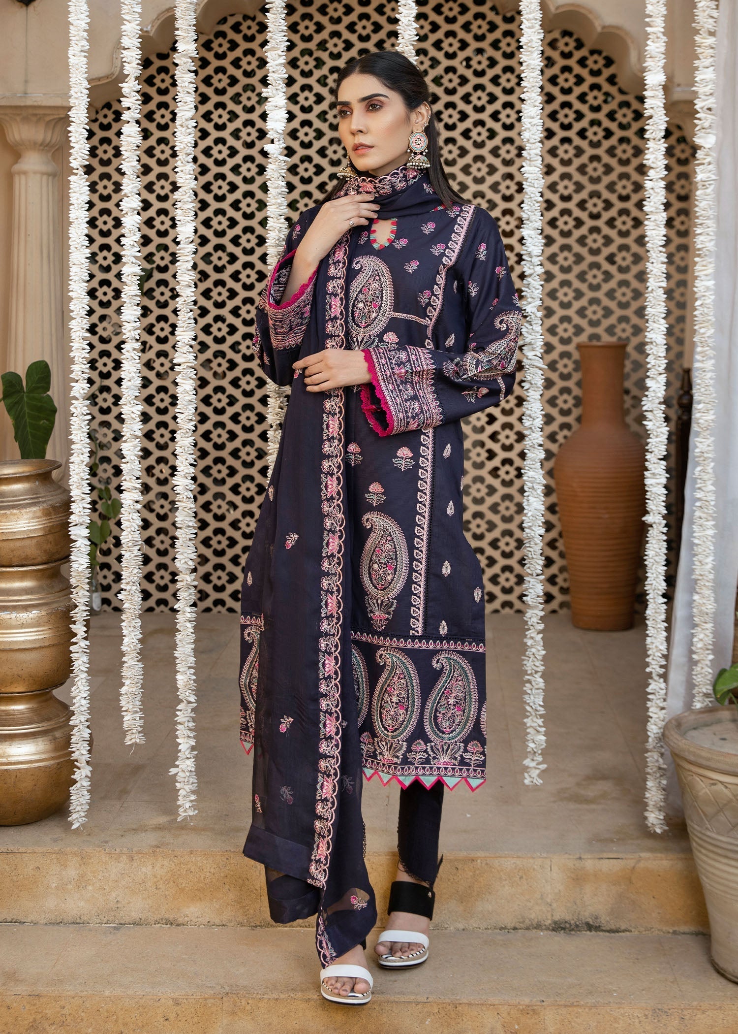 Zoya & Zaha Dark Blue Women 3pcs