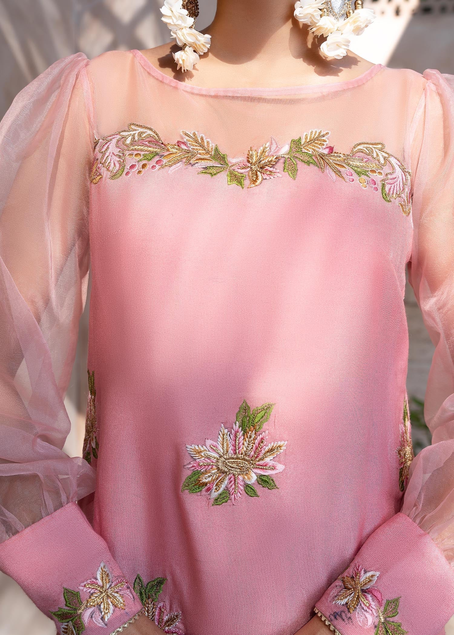 Rang-e-Meeras Frosted Flowers Women 2pcs