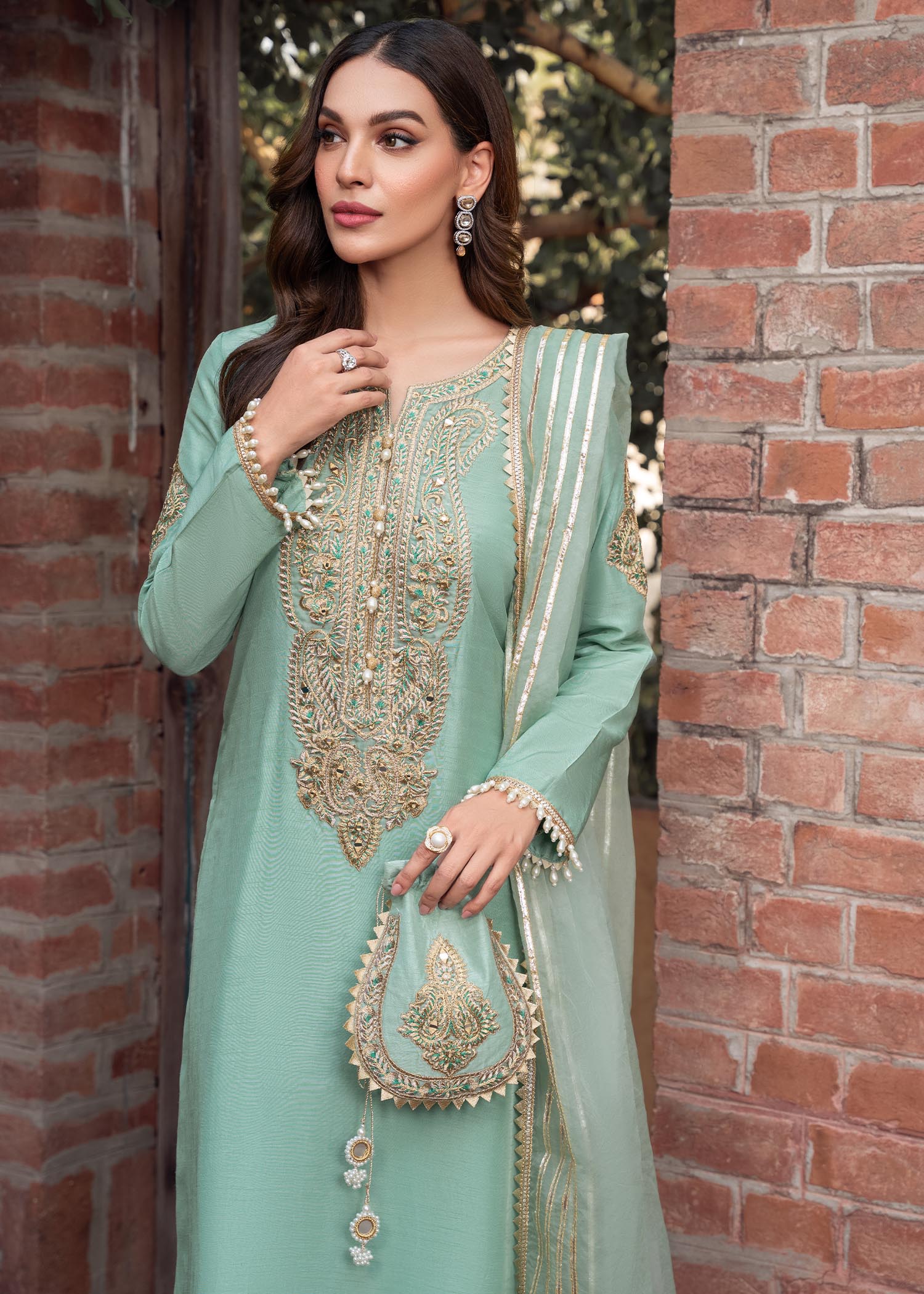 Rang-e-Haya Zareen Mint Green Women 3pcs