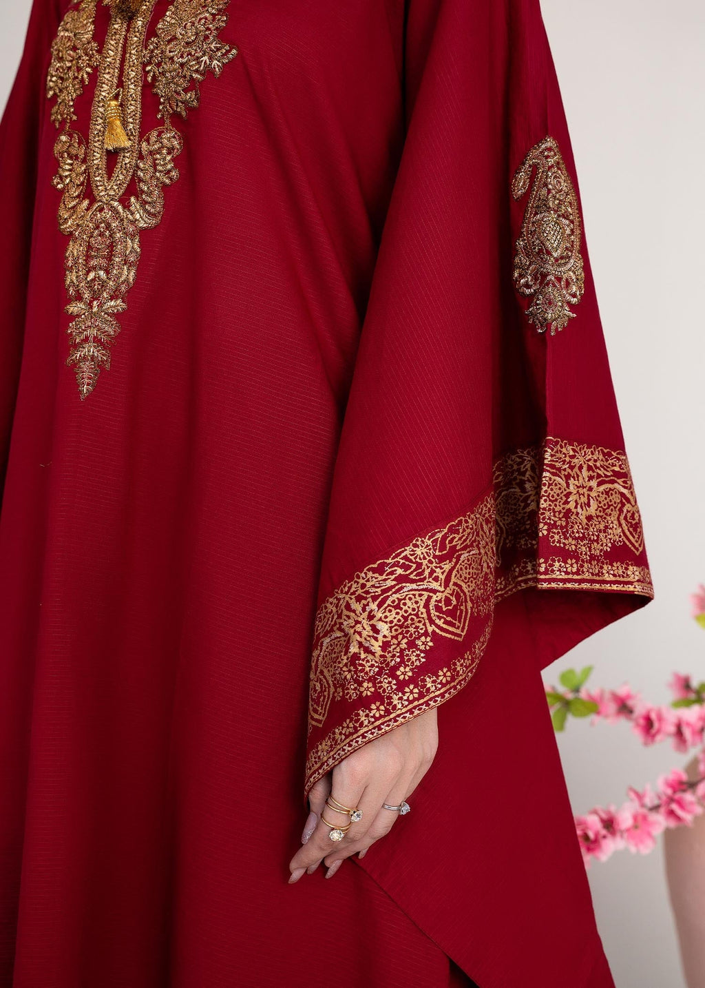 Sahibas By Mirza Crescent Maroon Women 1pcs