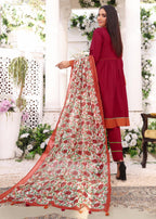 Kumash Textiles Red Stitched Women