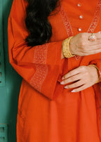 Shades By Abeeha Usman RUST Women 3pcs