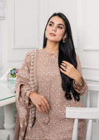 Rang-e-Haya Wilbur (Clay Beige) Women 4pcs