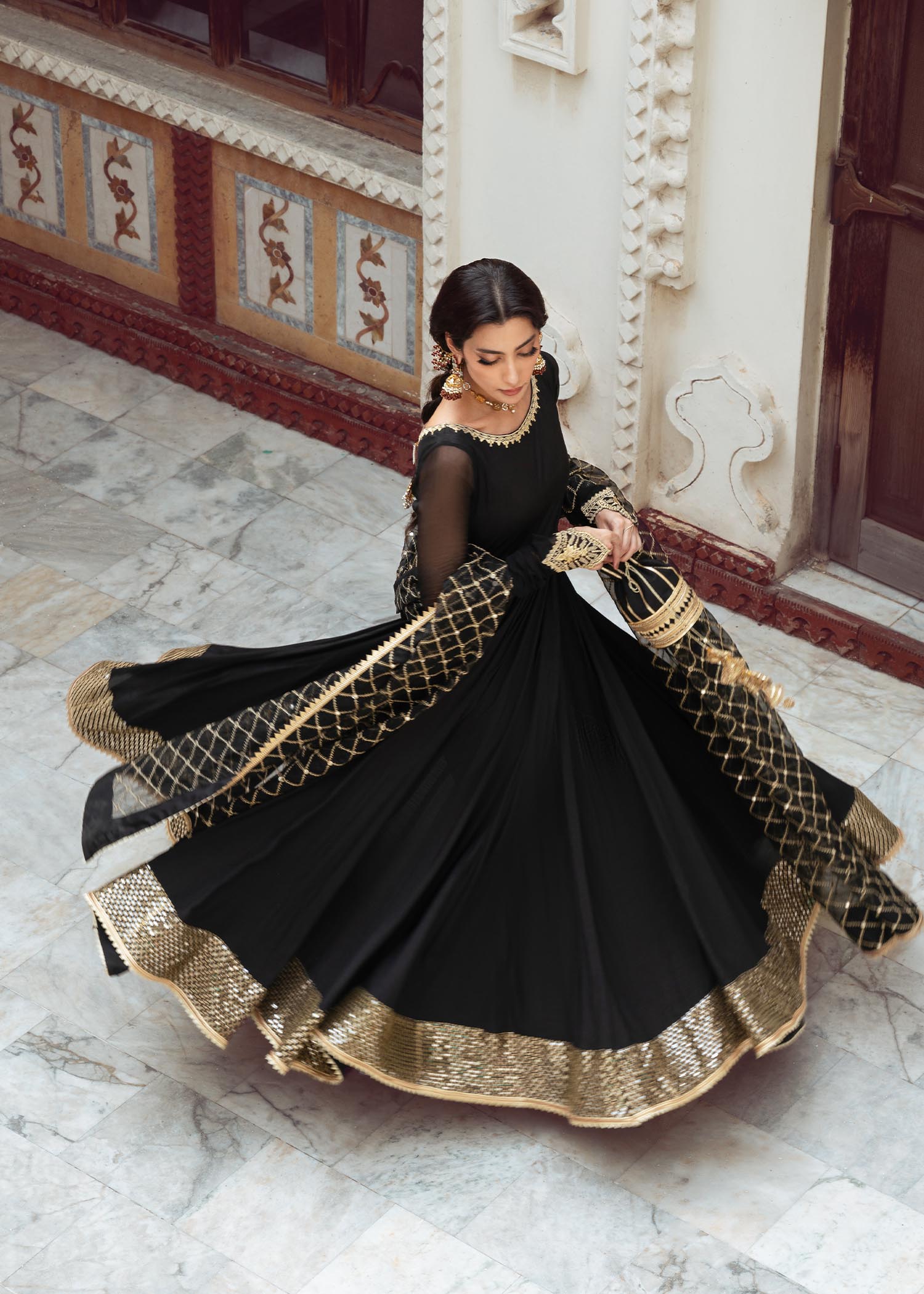 Rang-e-Haya Shama (Black) Women 3pcs