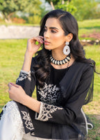 Khuda Baksh Creations Amber (S 119 Black) Women 4pcs