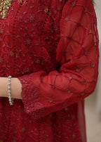 Rangoon Clothing Qurbat Maroon Women 3pcs