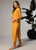 Merakish Lavender Jacquard Embroidered Stitched Women 2pcs