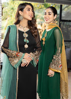 Khuda Baksh Creations Khuda Baksh M 100 Black Women 3pcs