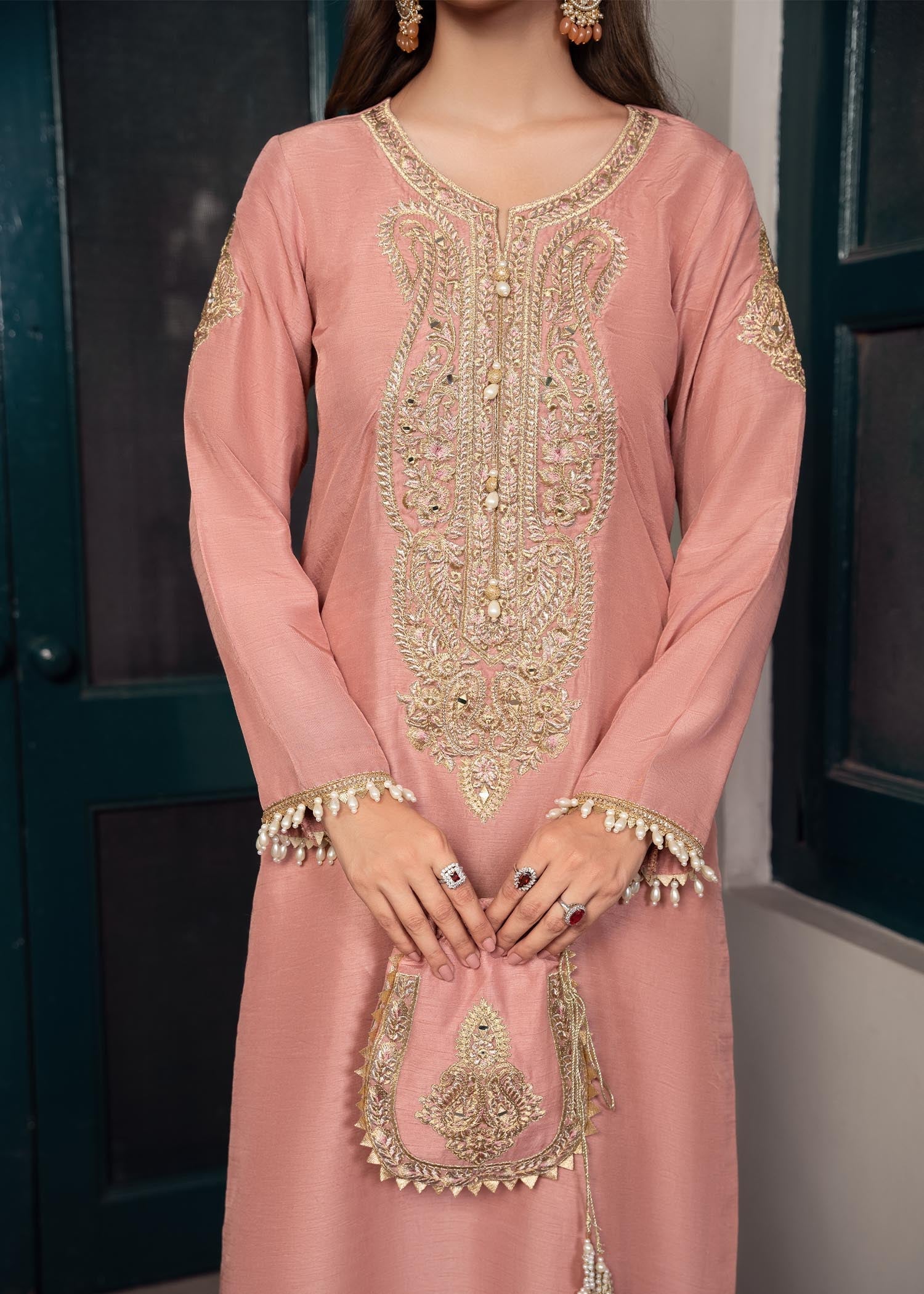 Rang-e-Haya Zareen Peach Women 3pcs