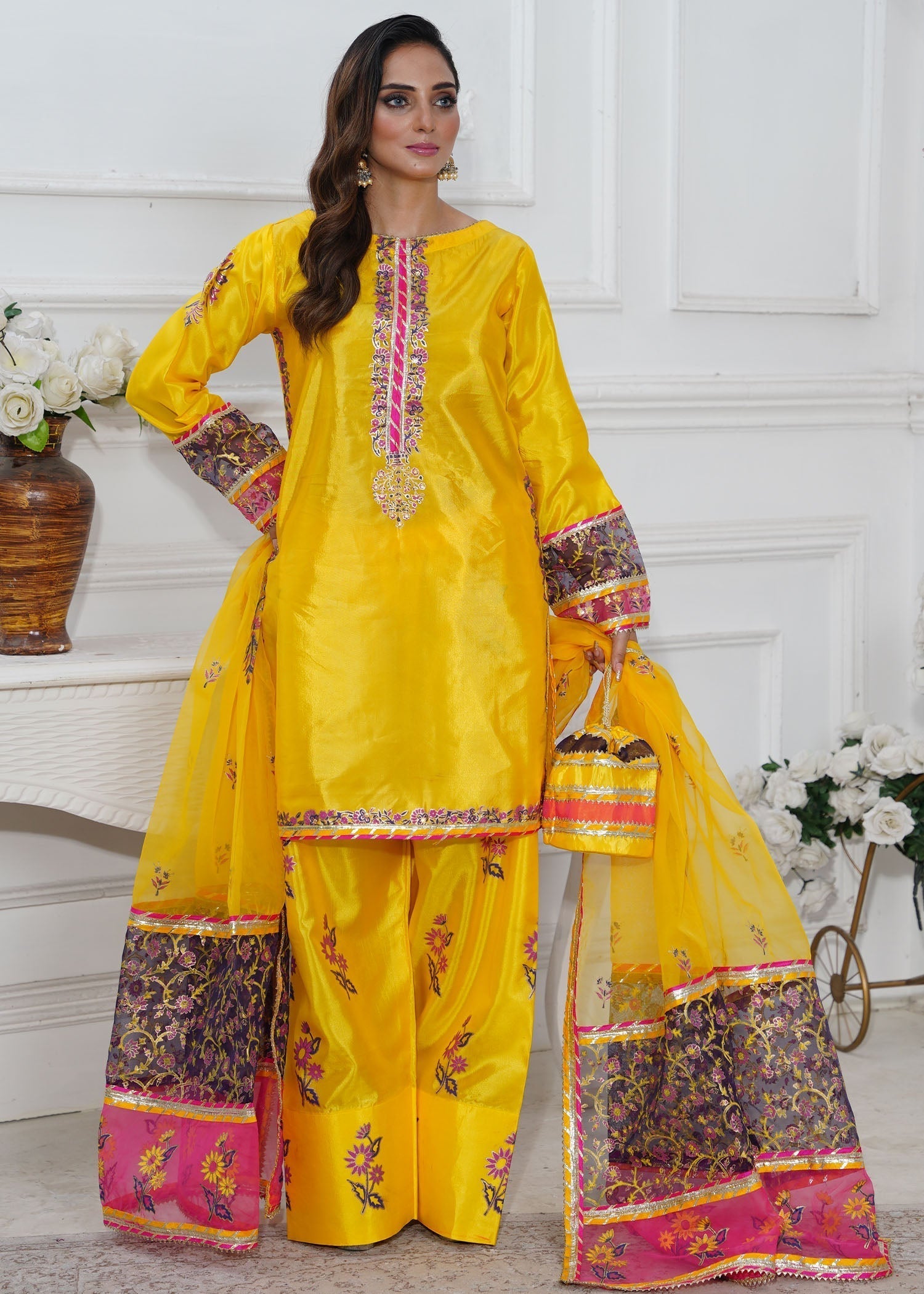 Somi By Salma Saleem Gul Bano Women 4pcs