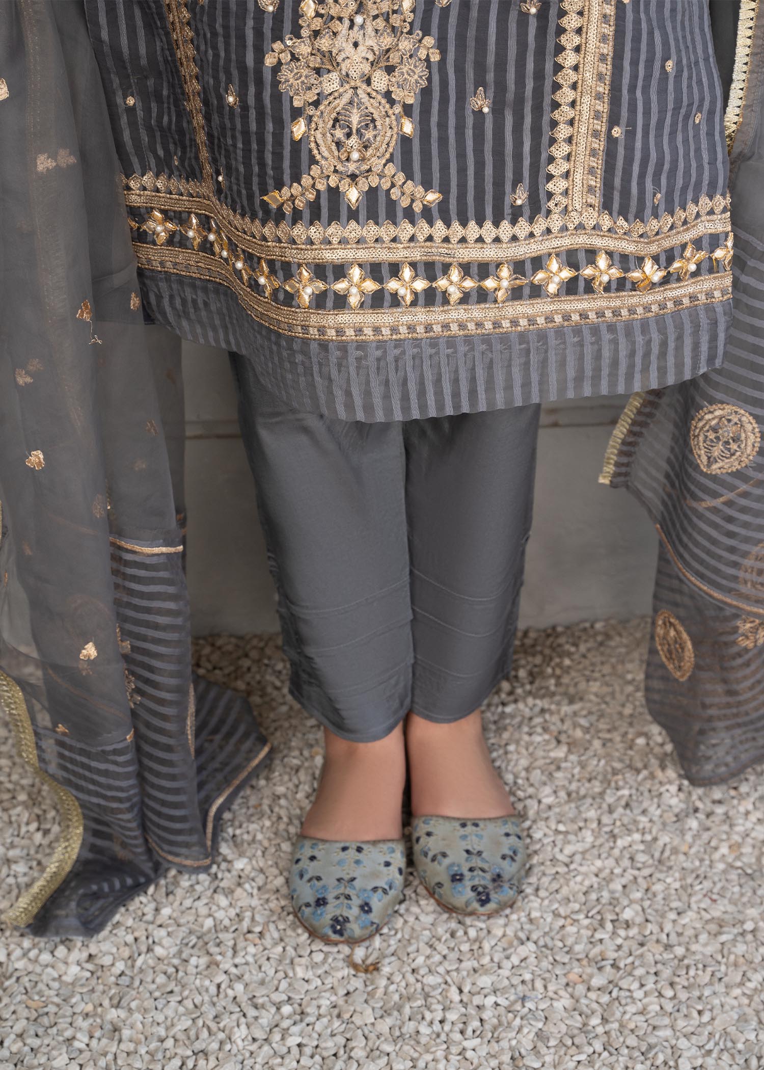 Meraki Esme Grey Women 3pcs